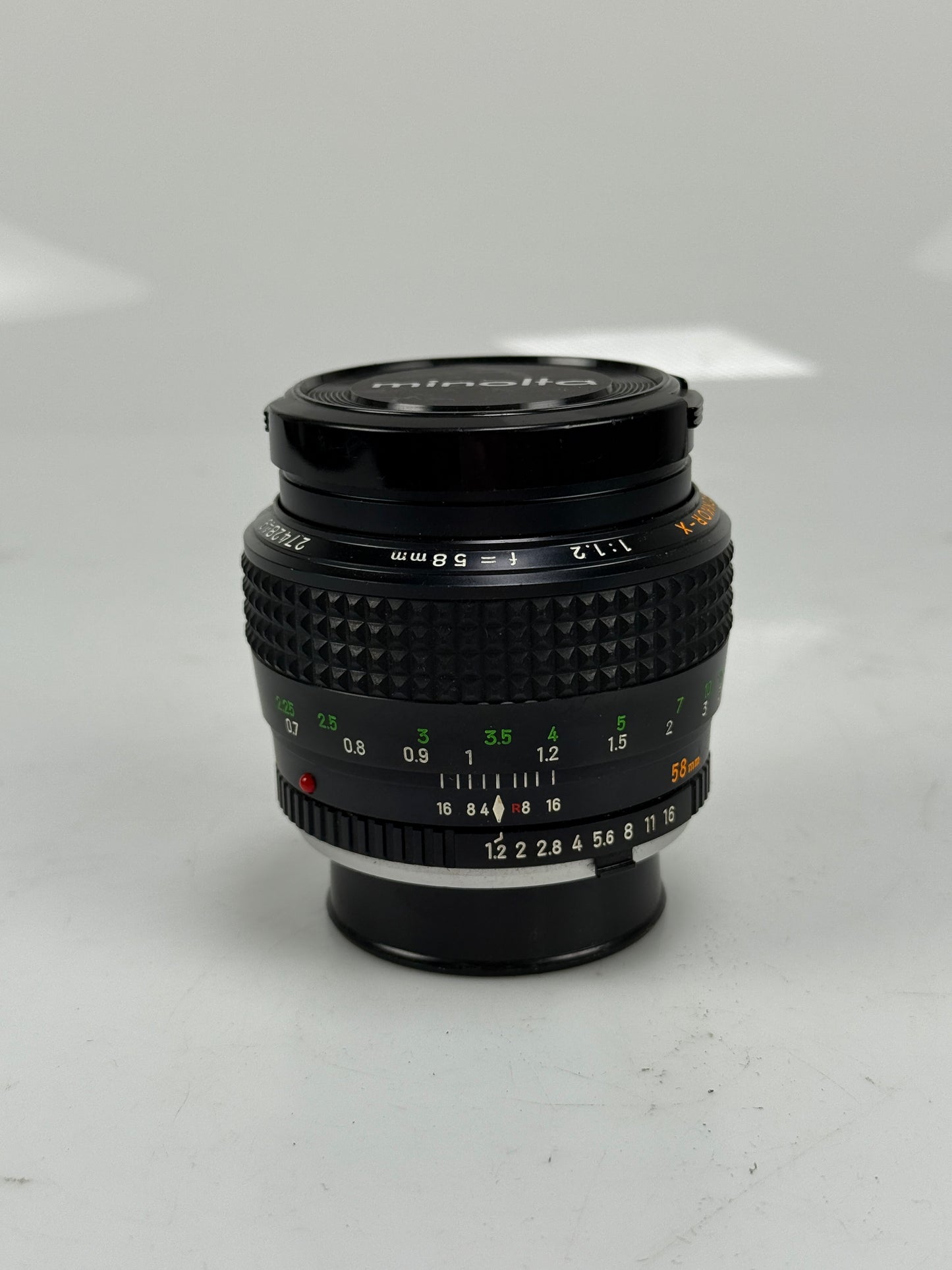 Minolta MC ROKKOR-X Late 58mm f1.2 Normal Prime MF Lens MD SR