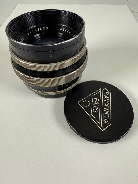Angenieux S21 50mm f1.5 Paris M42 mount RARE lens