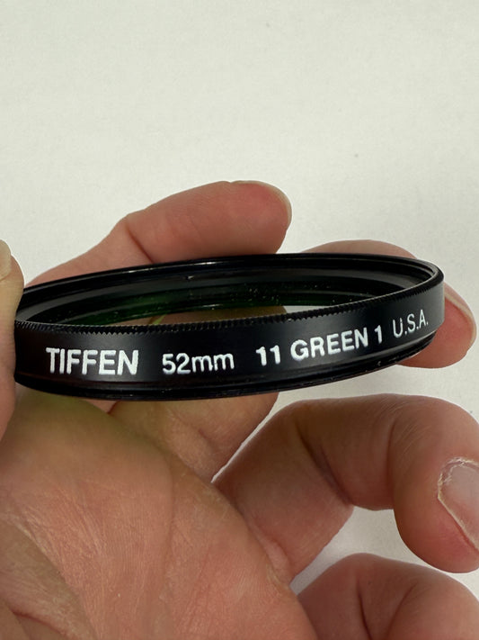 Tiffen 52mm 11 Green 1 Lens Filter