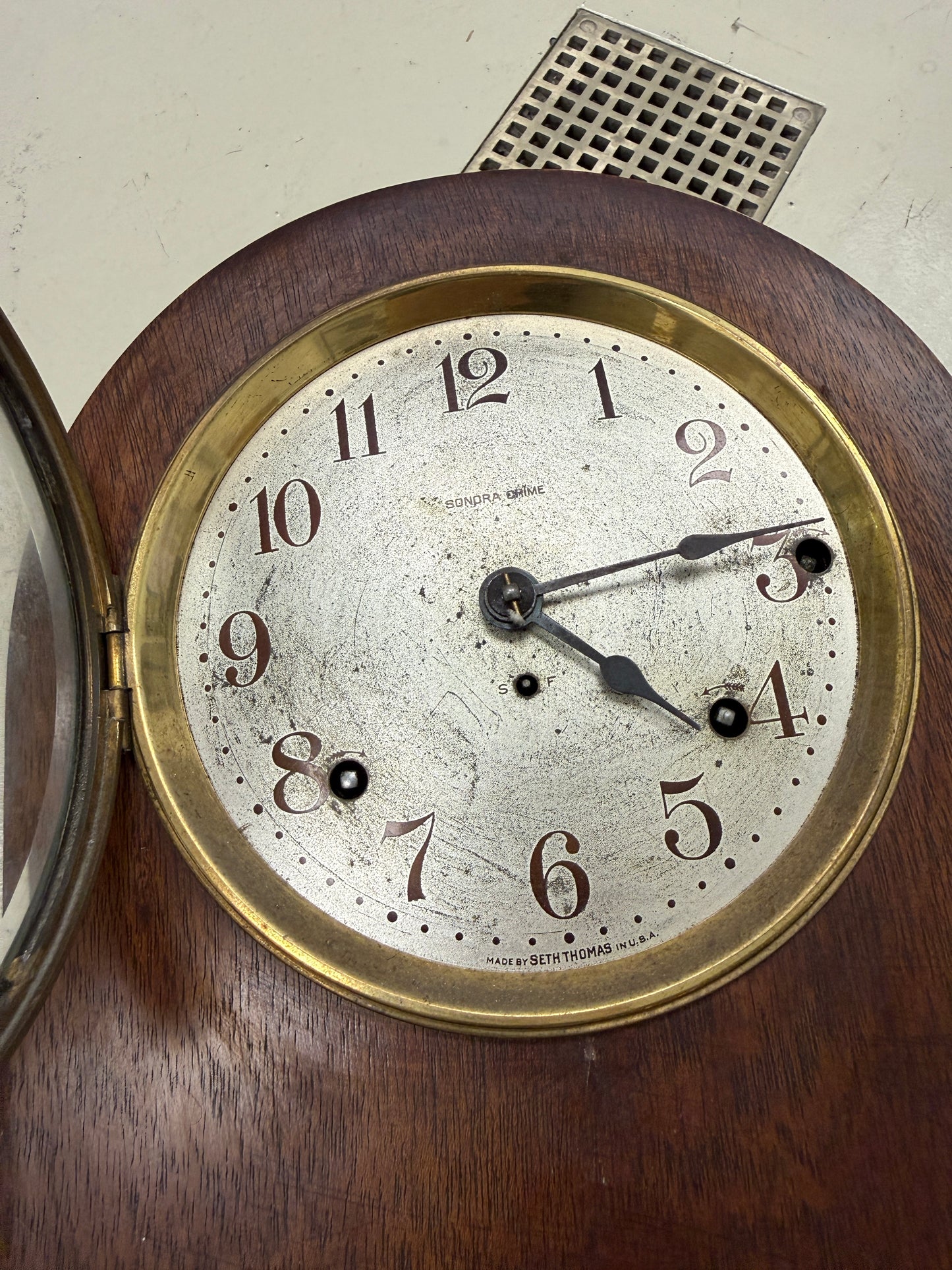 Antique Seth Thomas 4 Bell Sonora Chime Mantel Clock 8-Day