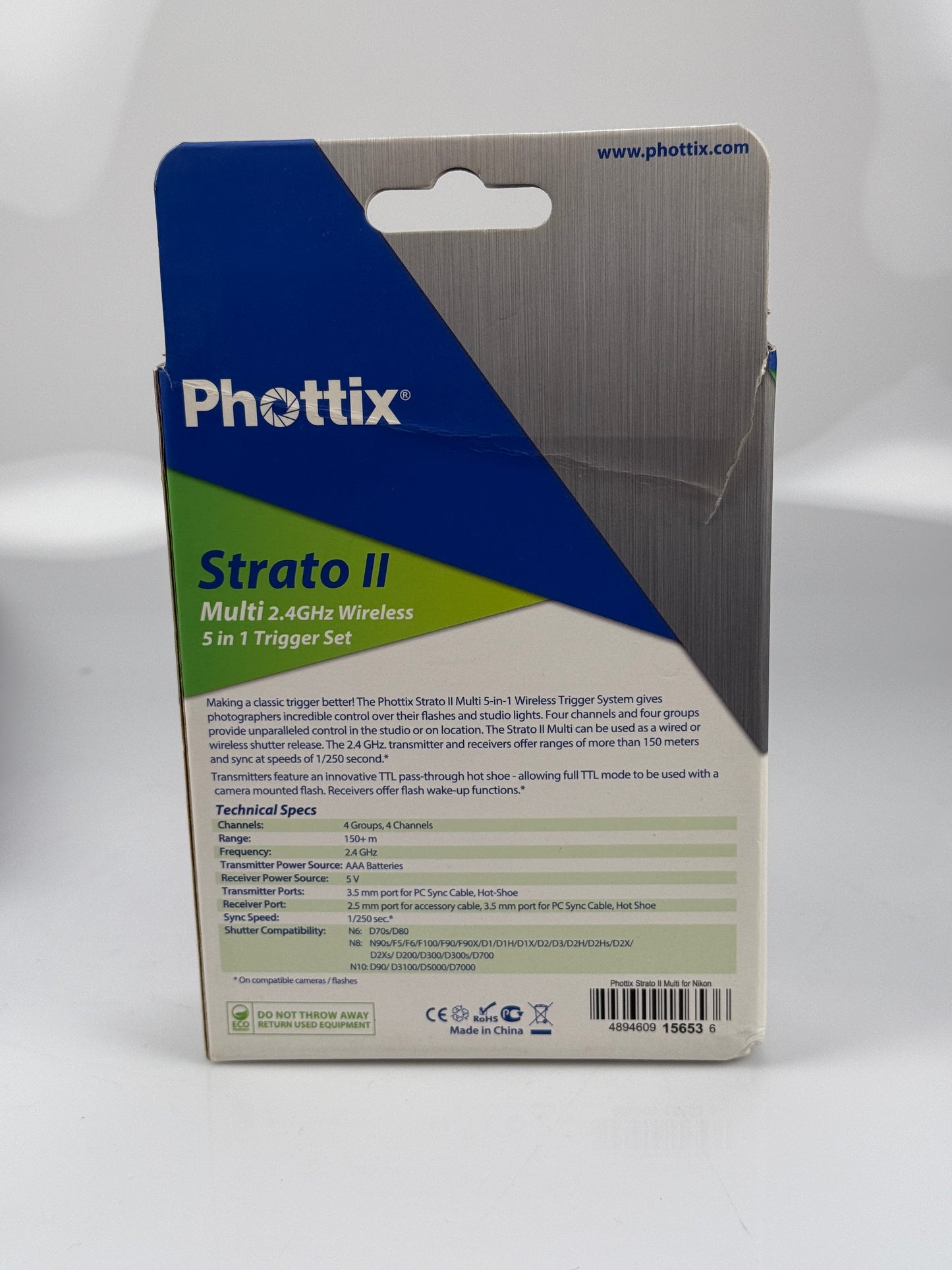 Phottix Strato II Multi 5-in-1 Trigger Set for Nikon