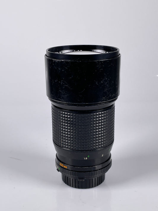 Minolta MD TELE ROKKOR-X 200mm F2.8 Telephoto MF Lens