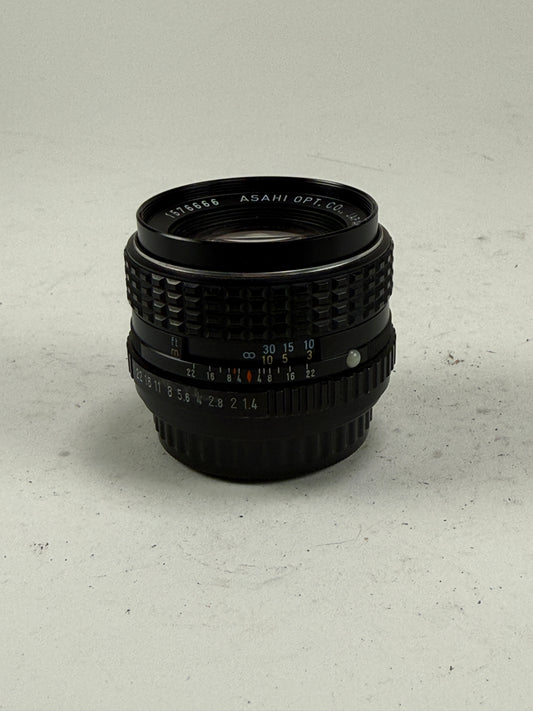 Pentax 50mm f1.4 SMC K Mount Lens