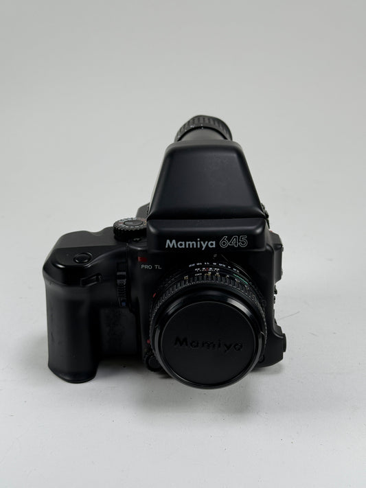 Mamiya 645 Pro TL, Finder, Sekor C 80mm f2.8 N, 120 back
