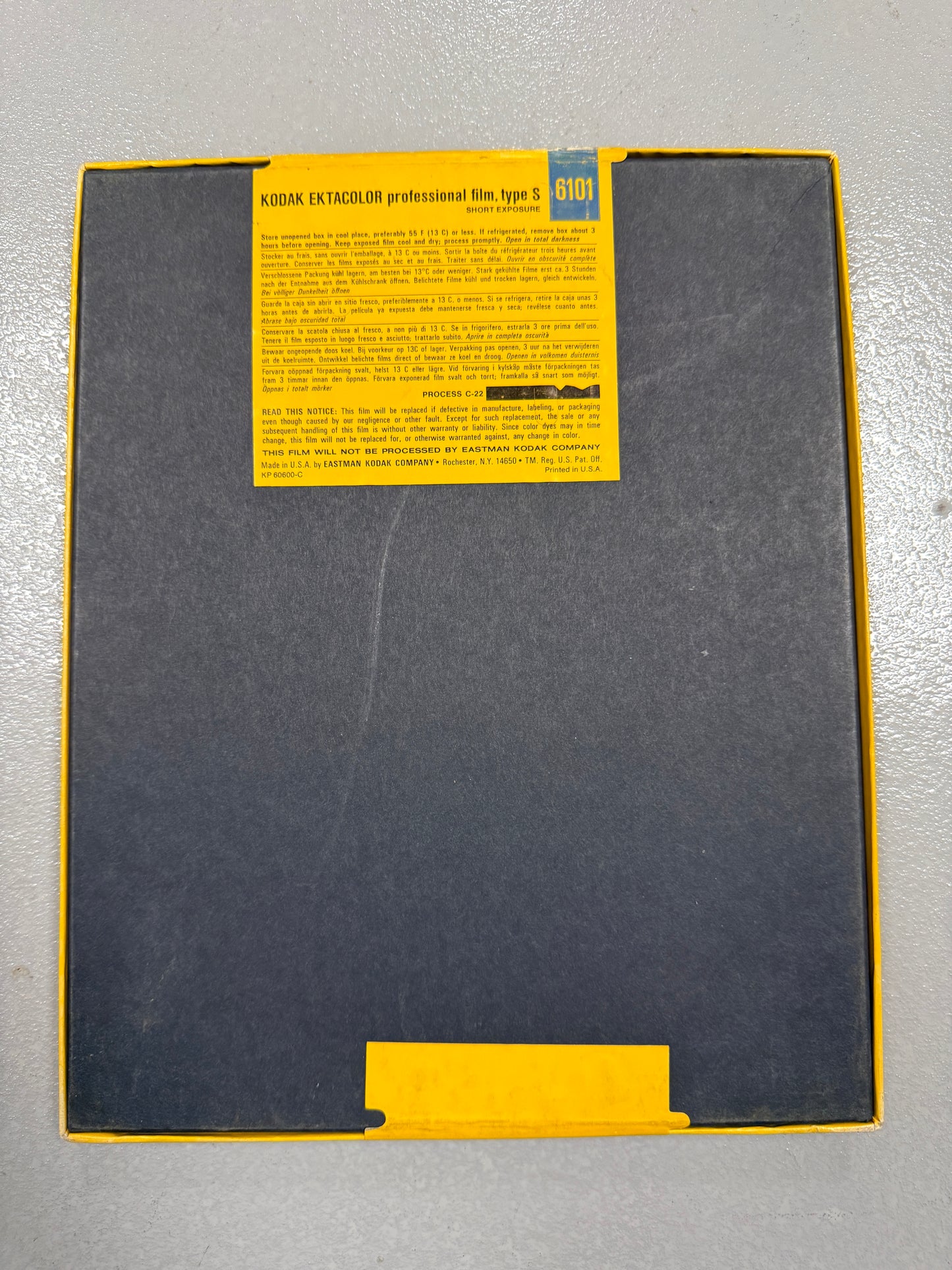 11x14 KODAK Ektacolor Type S Large Format Film 10 Sheets 6101