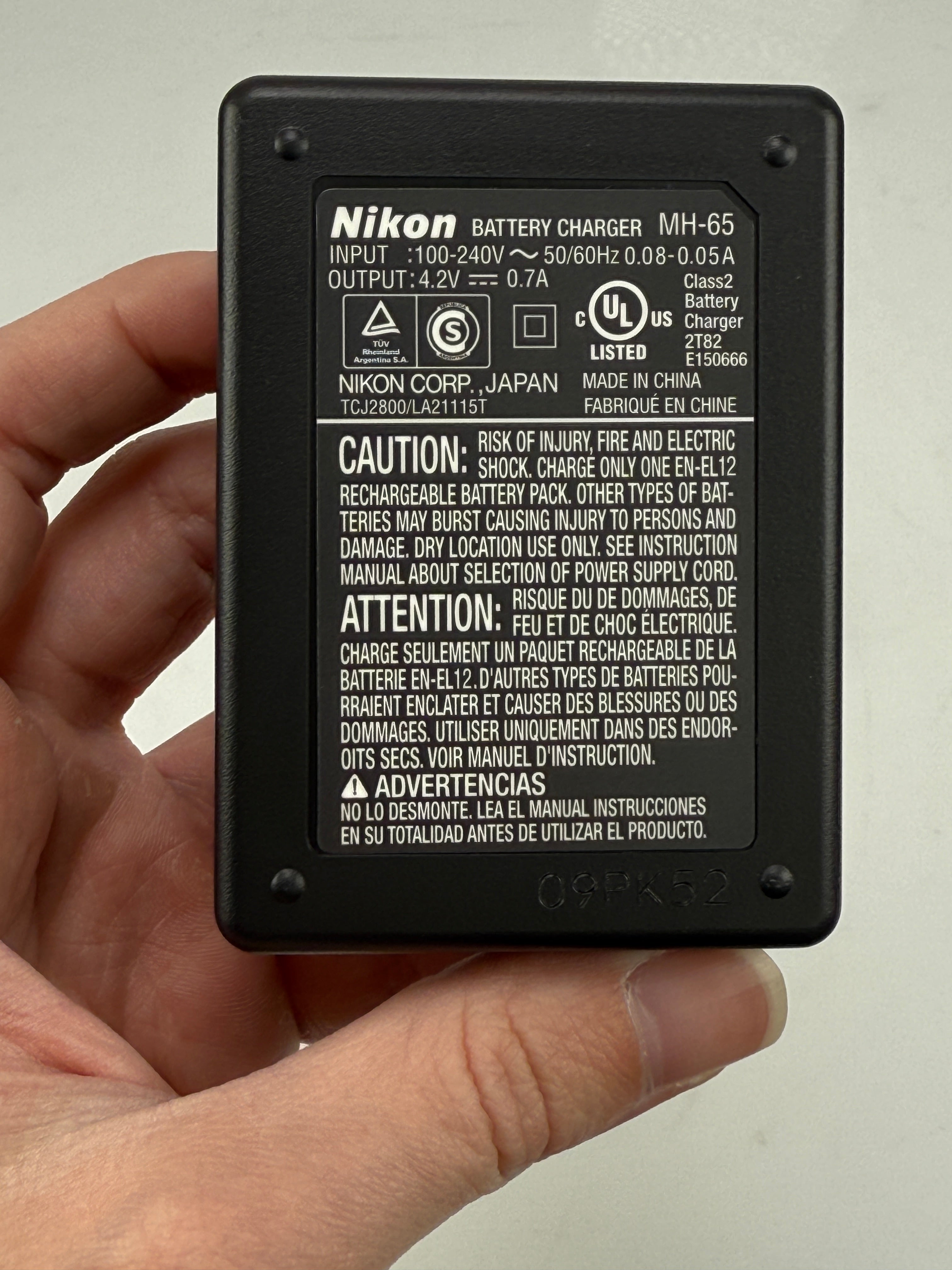 MH-65 Battery Charger for Nikon Coolpix S9100 S8200 S8100 S8000 EN