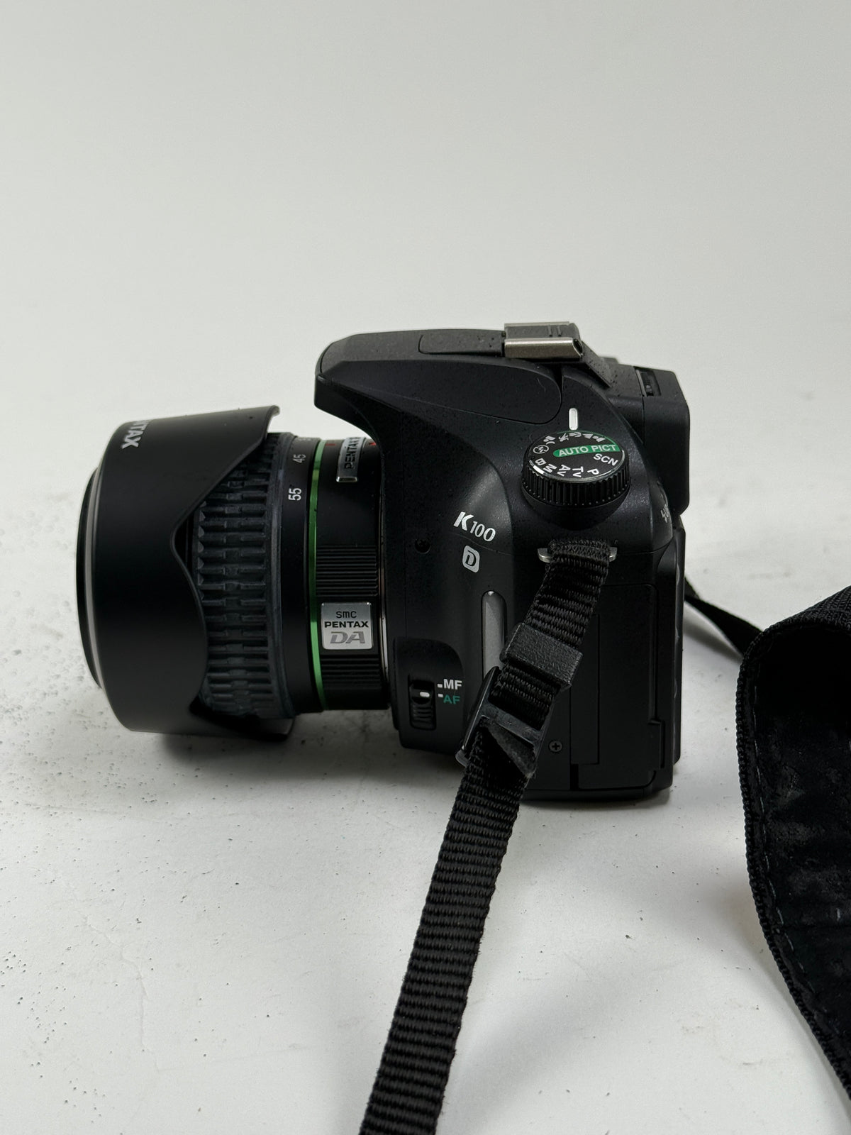 Pentax K100D Digital SLR Camera kit w/ 18-55, 50-200mm lens