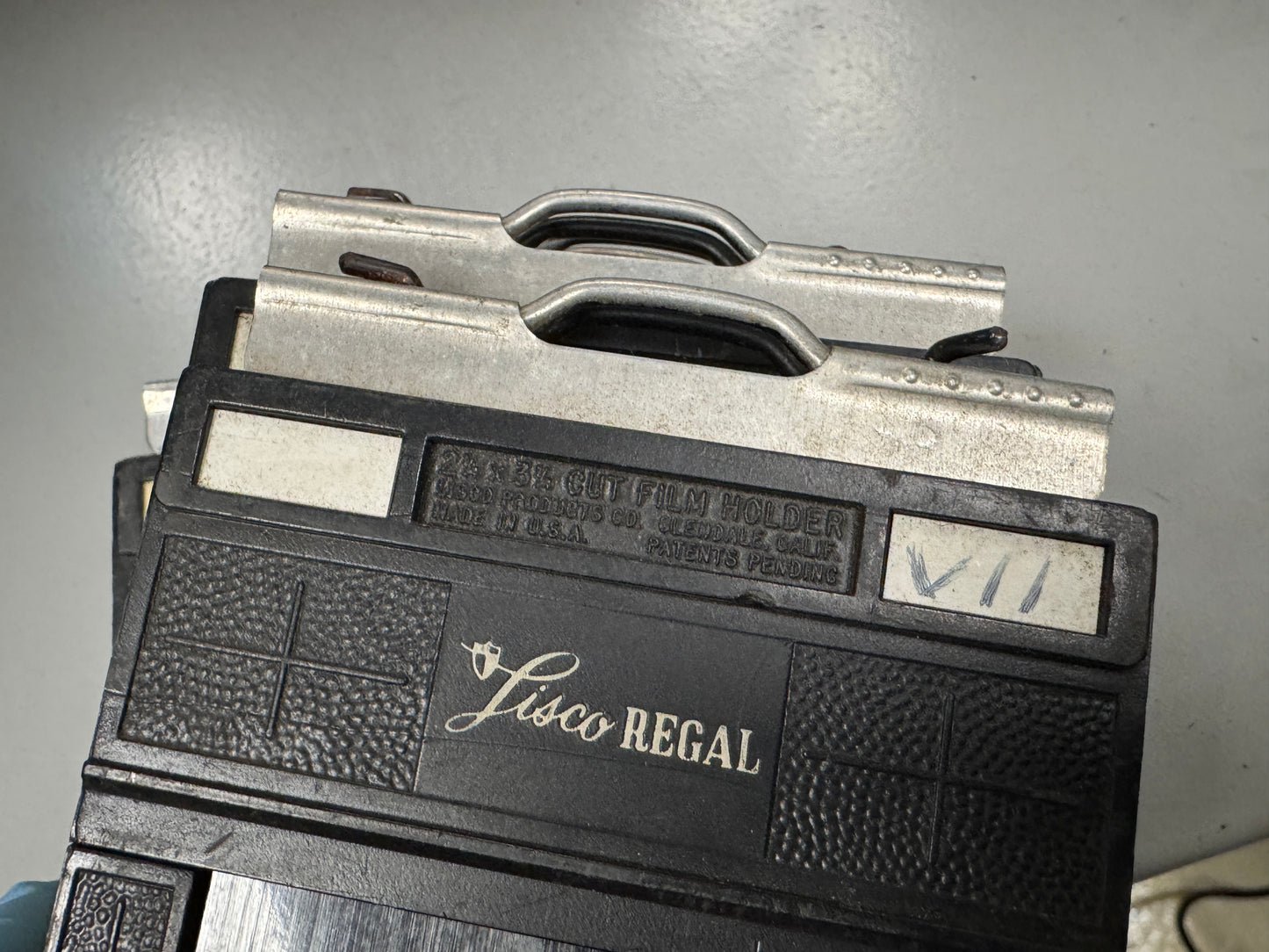 Lot of 4 Lisco Regal 2-1/4 x 3-1/4" (6x9cm) Plastic Cut Film Holders