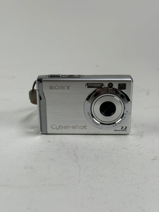 Sony Cyber-shot DSC-W80 Silver 7.2 MP 3x Optical Zoom Compact Digital Camera