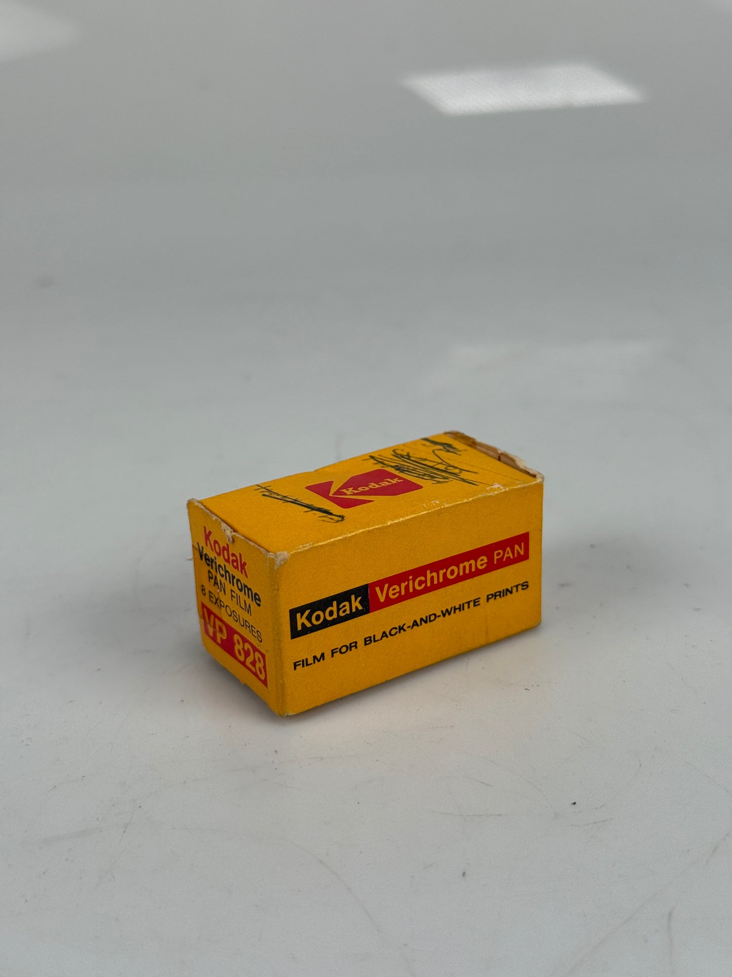 Kodak VP 828 Verichrome Pan film with metal canister