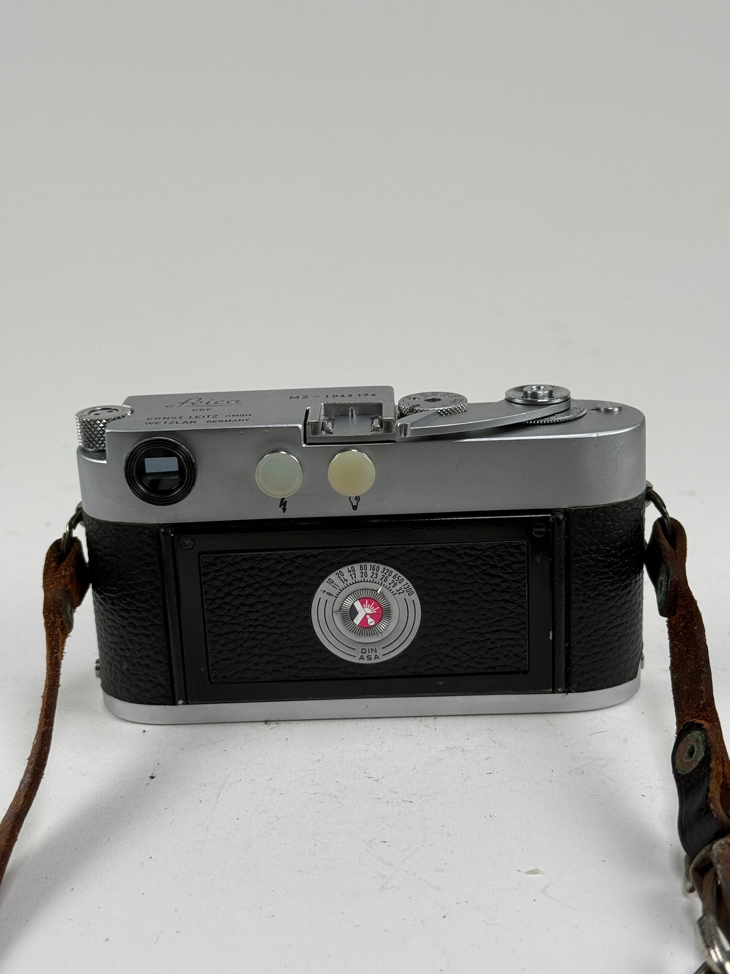 Leica M2 Self Timer Chrome 35mm rangefinder film camera body DAG CLA