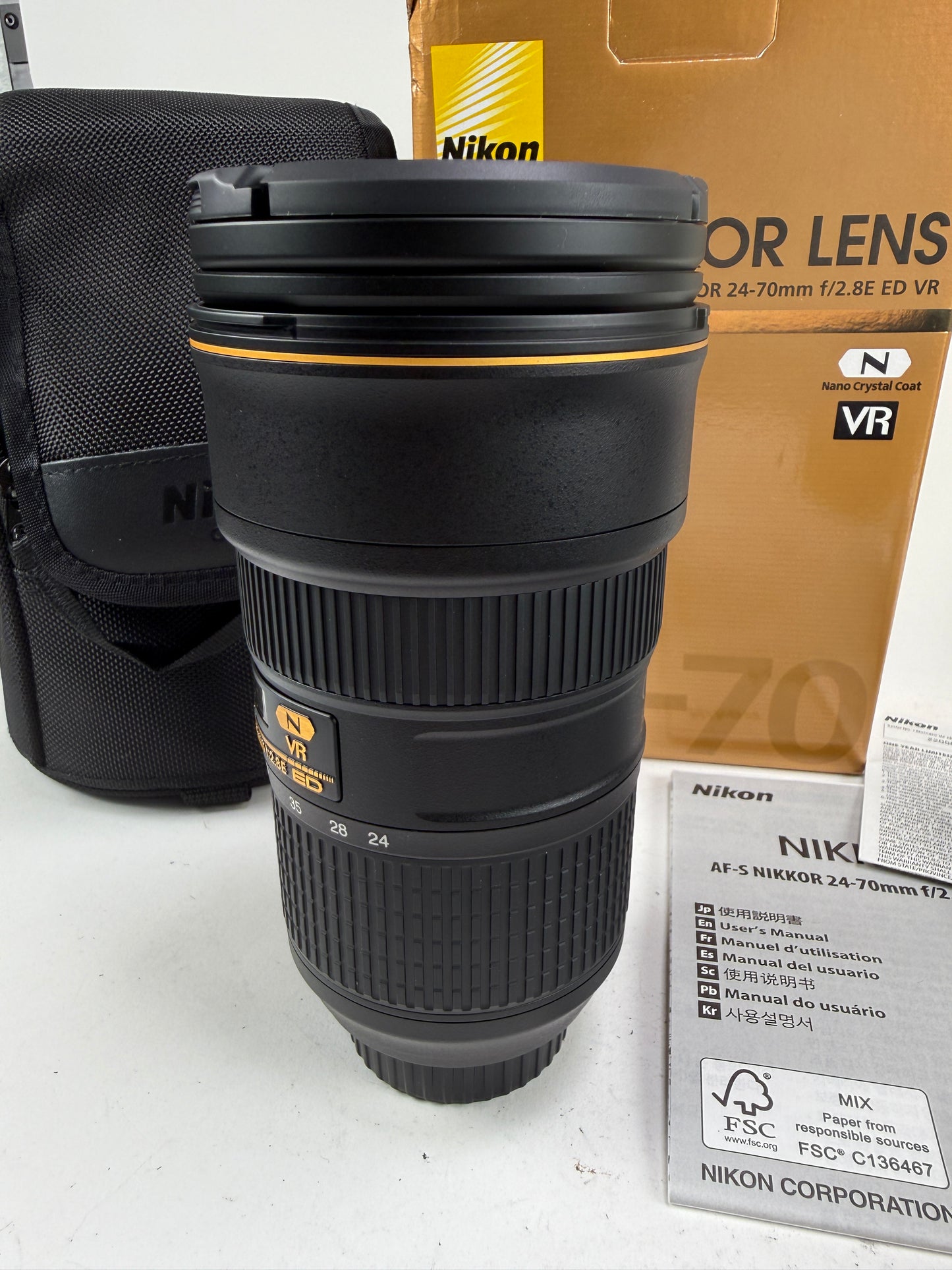 NIKON AF-S NIKKOR 24-70mm f2.8E ED VR Zoom Lens
