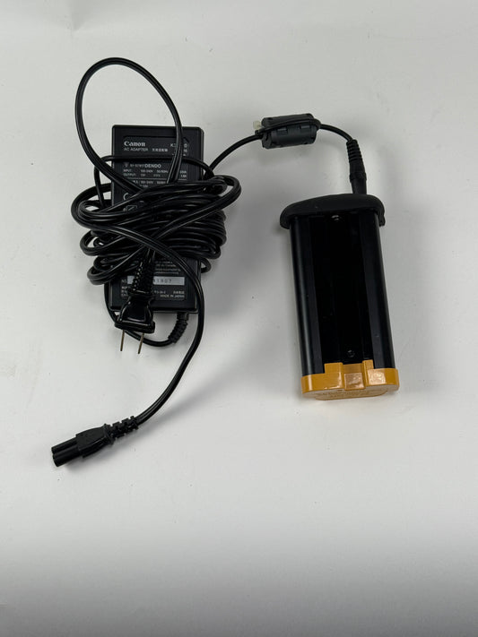 Canon DC-E1 DC Coupler + PA-V16 AC Adapter Kit – Near Mint – EOS 1D / 1Ds Series