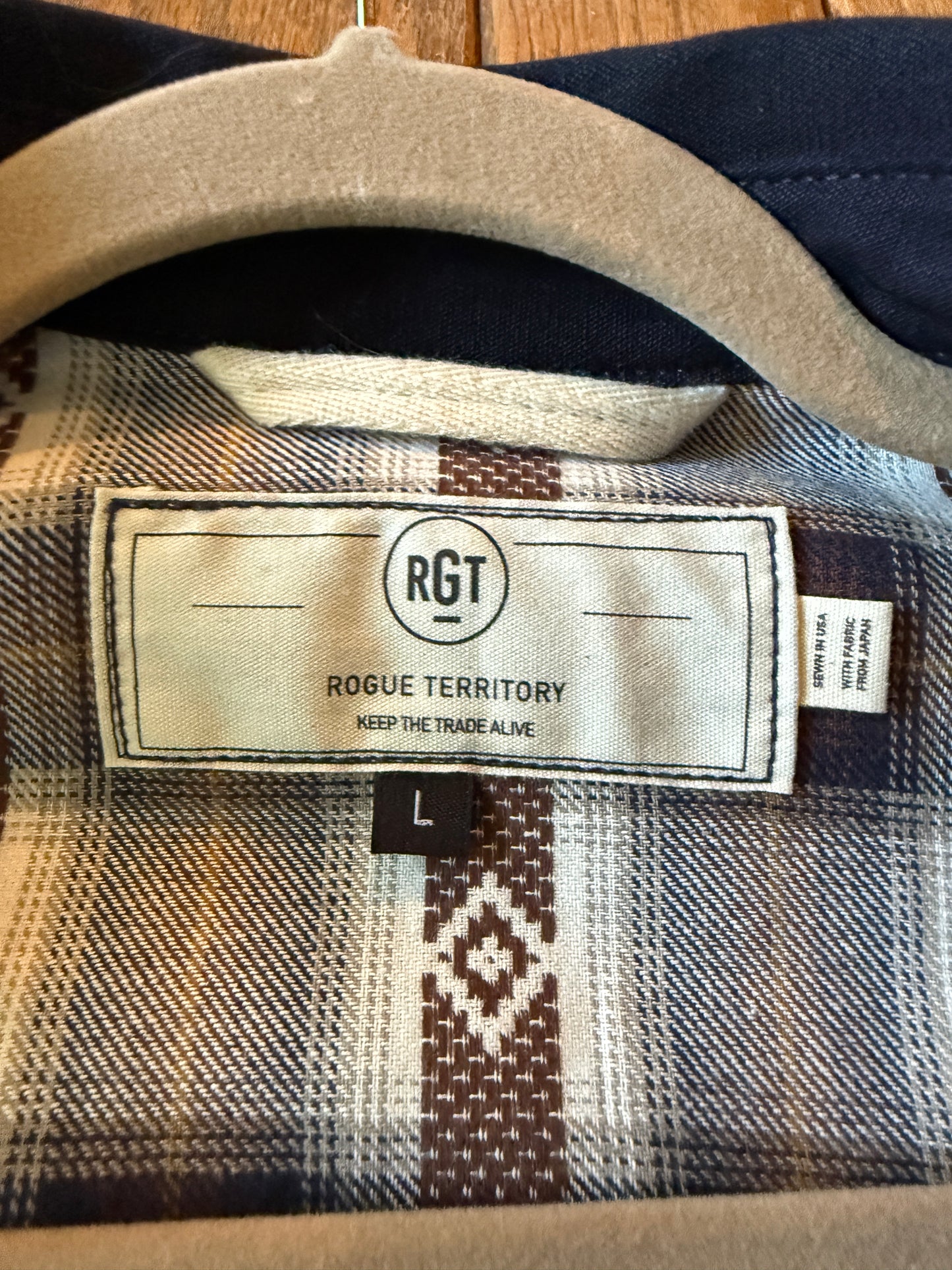 Rogue Territory RGT Japanese Canvas Service Shirt Jacket Large
