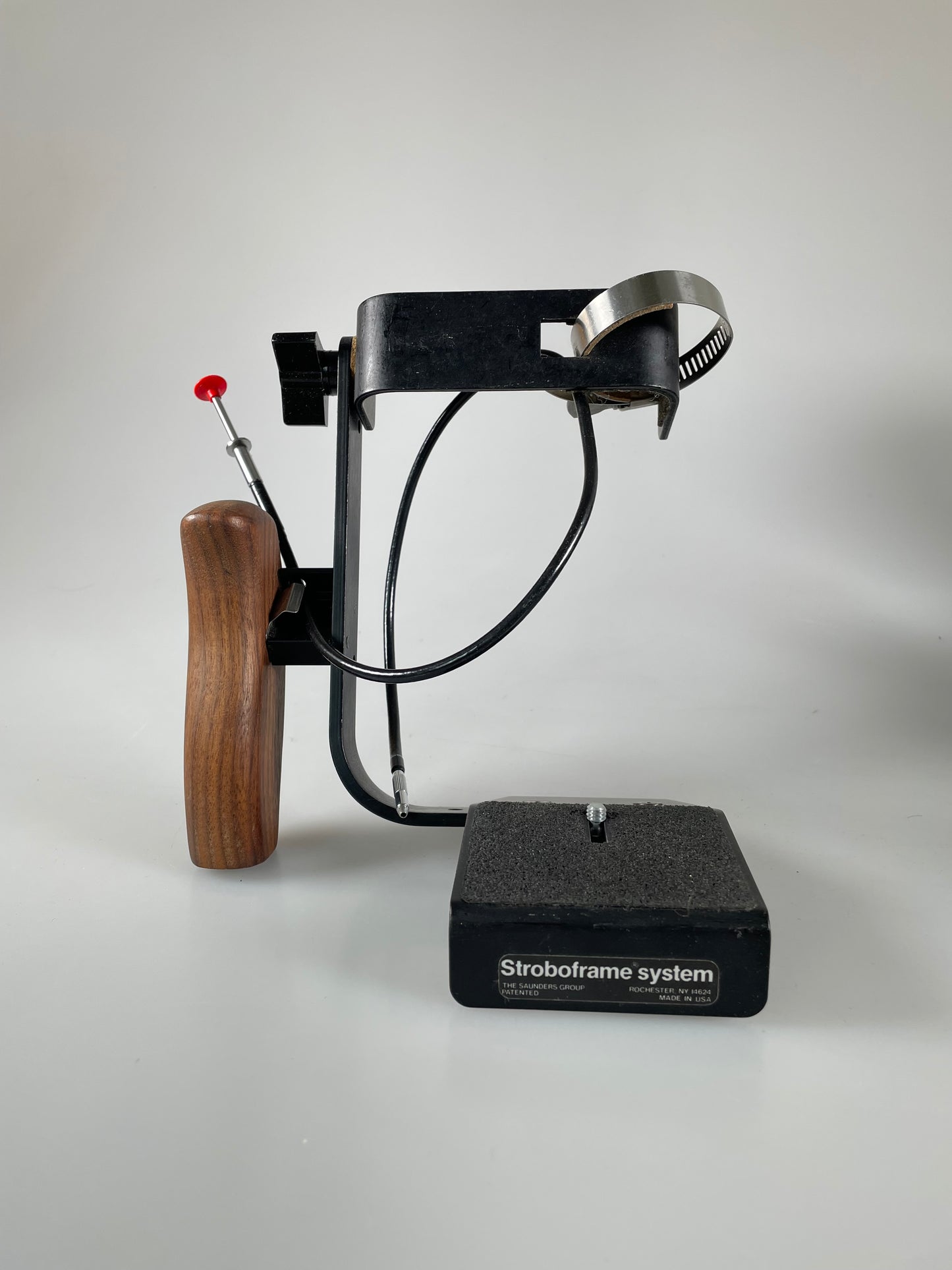 Stroboframe Wooden Grip Camera Flash Bracket - The Saunders Group