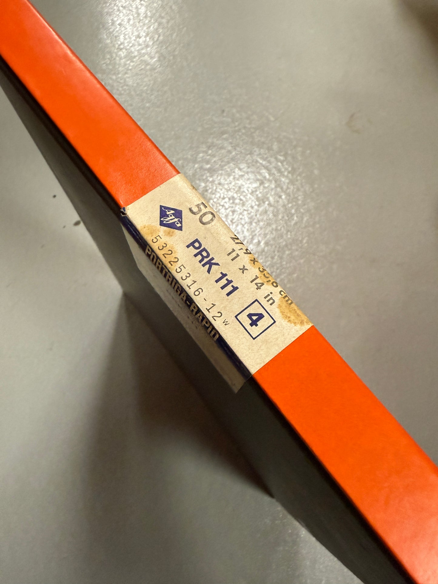 Agfa Portriga Rapid Photo Paper 50 Sheets 11x14 inch PRK 111 4