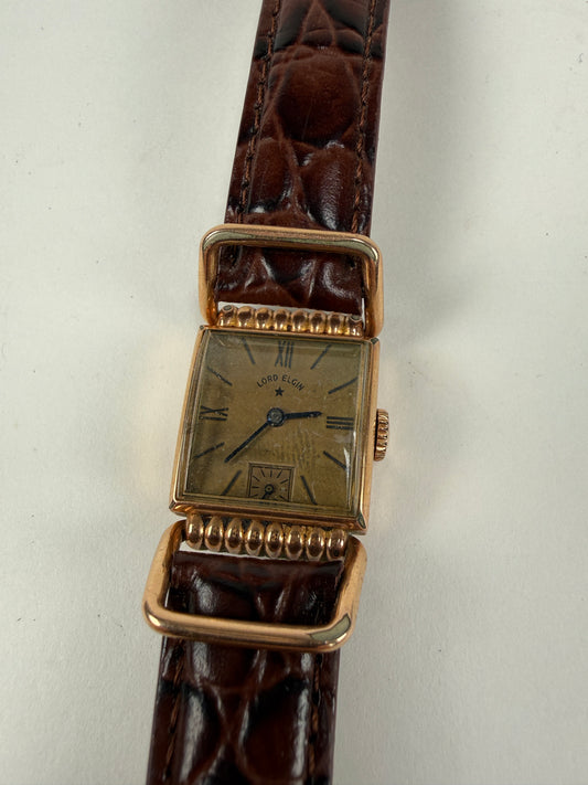 Vintage Lord Elgin 14K Gold Filled Watch