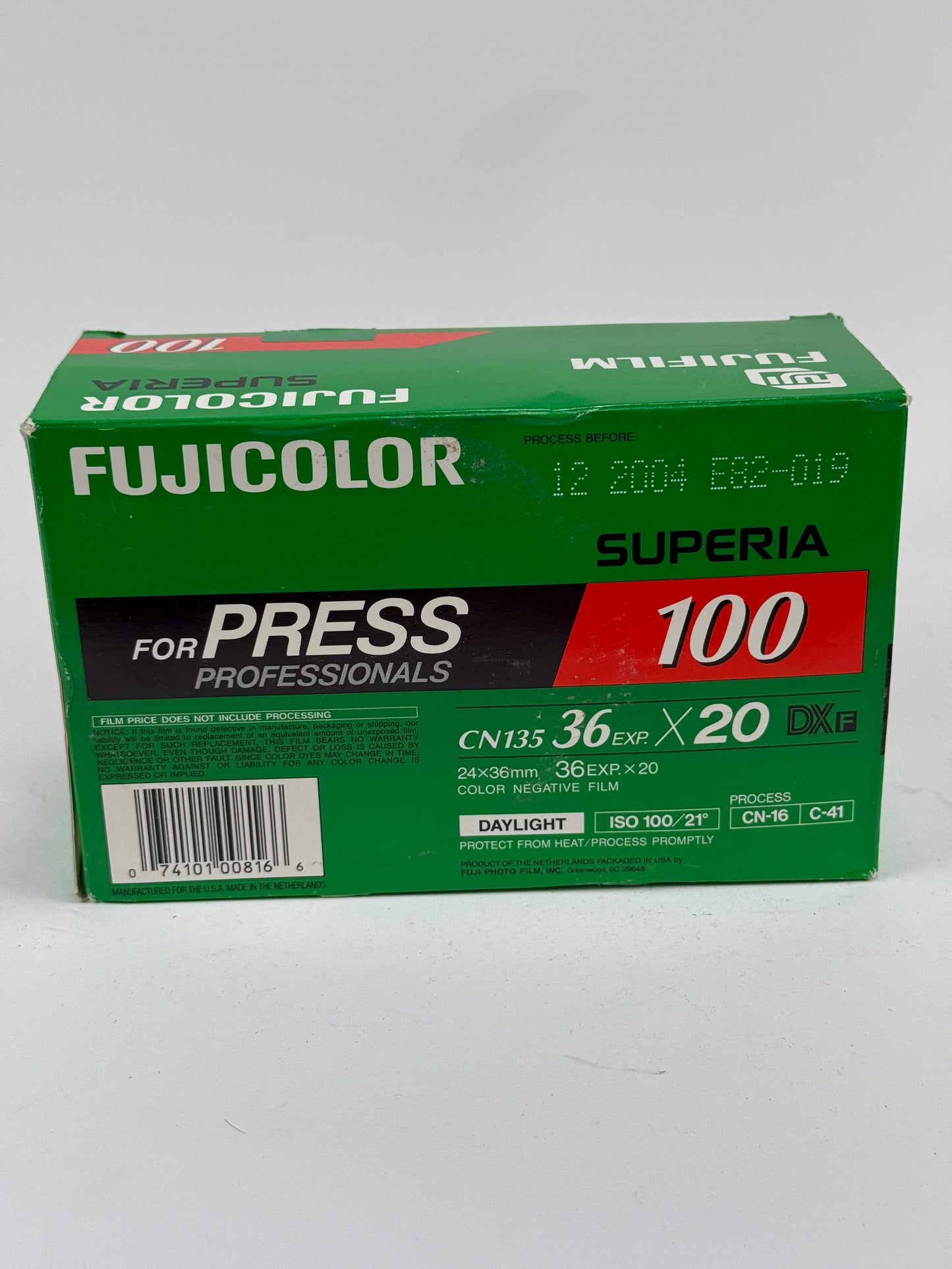 Fujifilm Fujicolor Superia 100 Color Negative Film 35mm Press C-41 Fuji Fujicolor 20 rolls