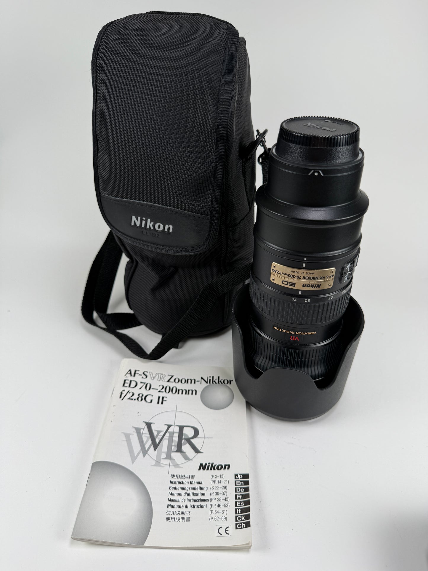 Nikon Nikkor AF-S 70-200mm f2.8 G ED VR Lens