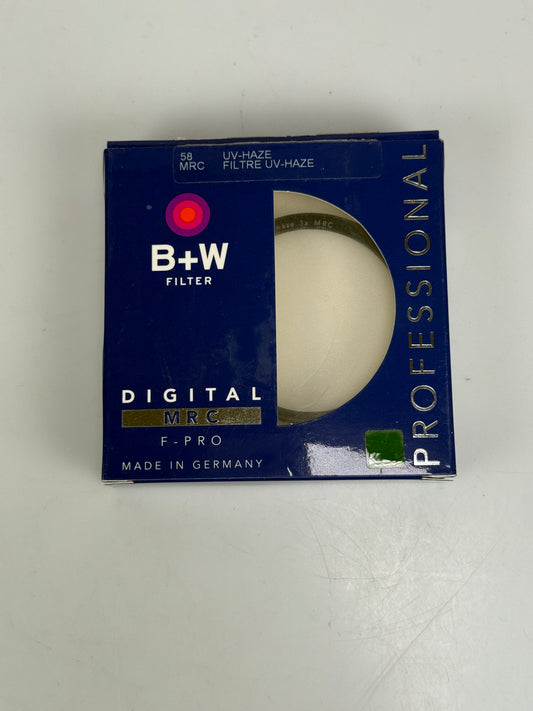 B+W 58mm 010 UV 1x Haze Lens Filter UV