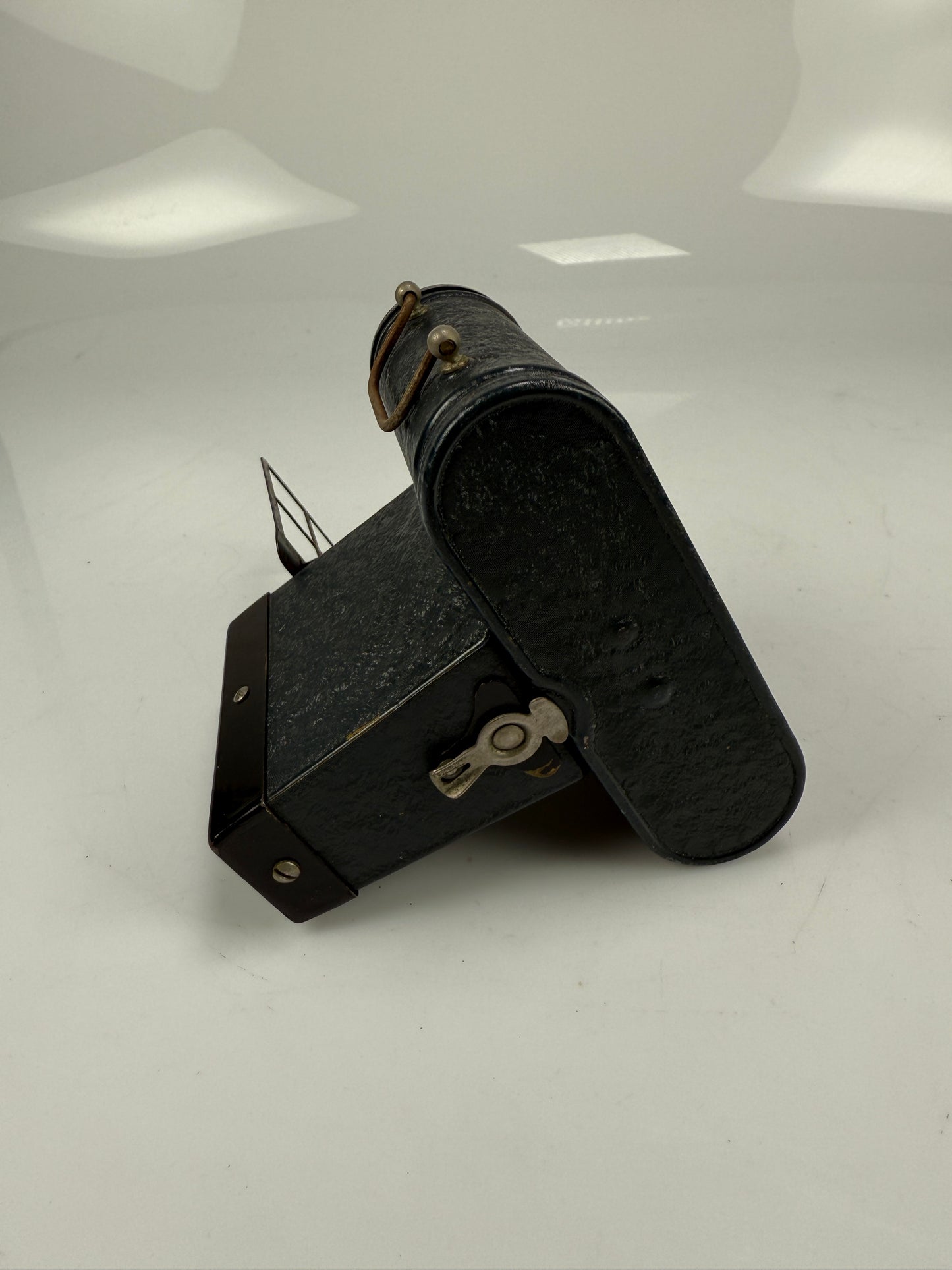 Houghton Ensign Cupid 120 film camera rare Blue Grey