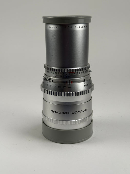 Hasselblad 250mm f5.6 Sonnar C Silver lens