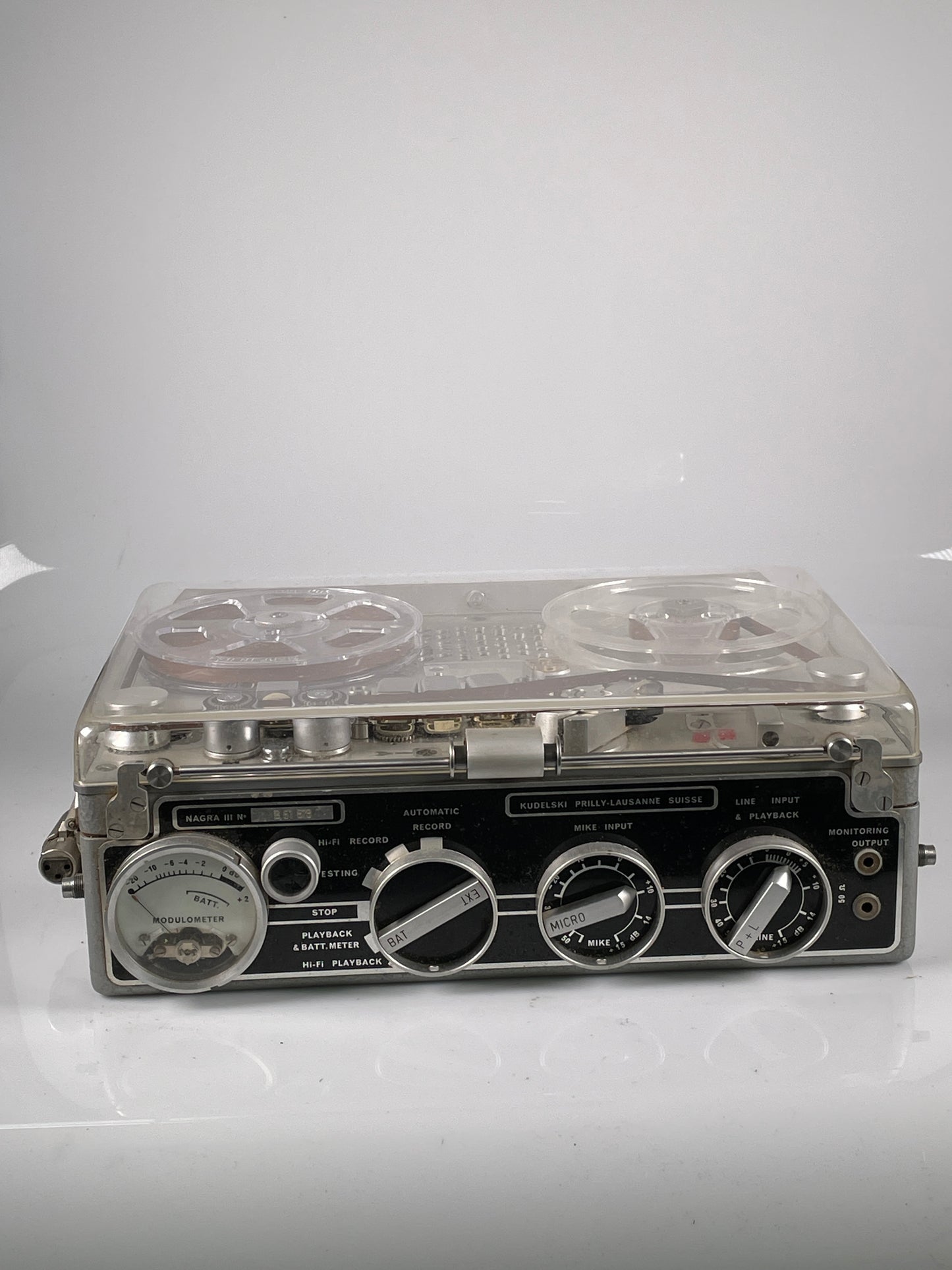 Kudelski Nagra III Reel to reel field tape recorder RARE