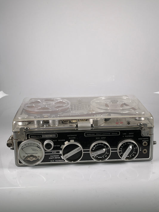 Kudelski Nagra III Reel to reel field tape recorder RARE