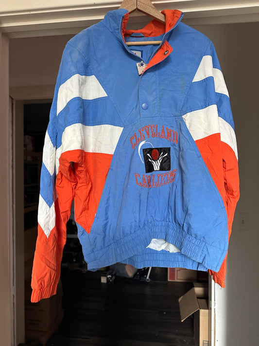Vintage Cleveland Cavaliers 1990s Starter Jacket Rare Men’s L Baby Blue Vtg