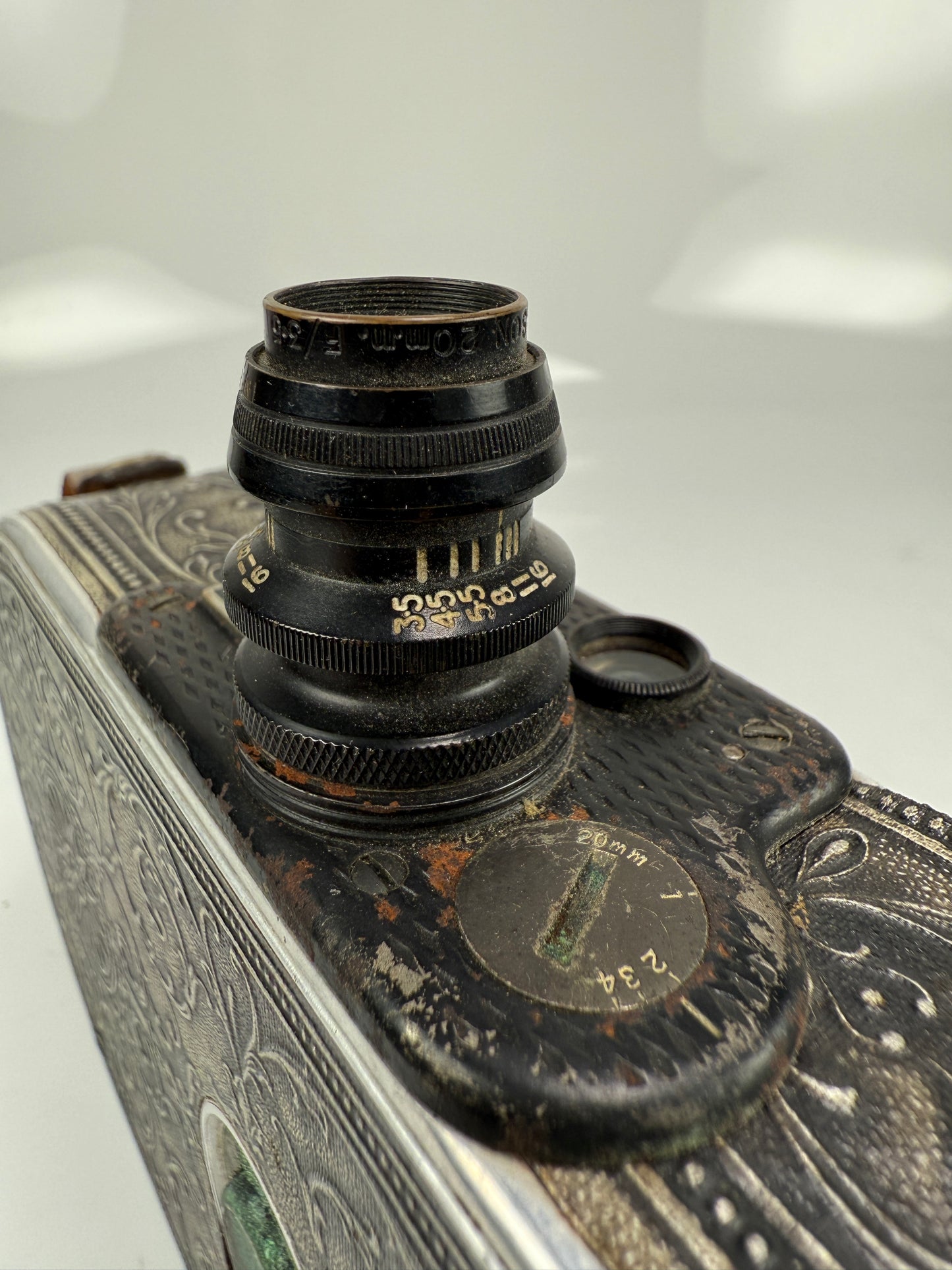 Bell & Howell Filmo Field Model Cine Camera with Taylor Hobson 20mm lens