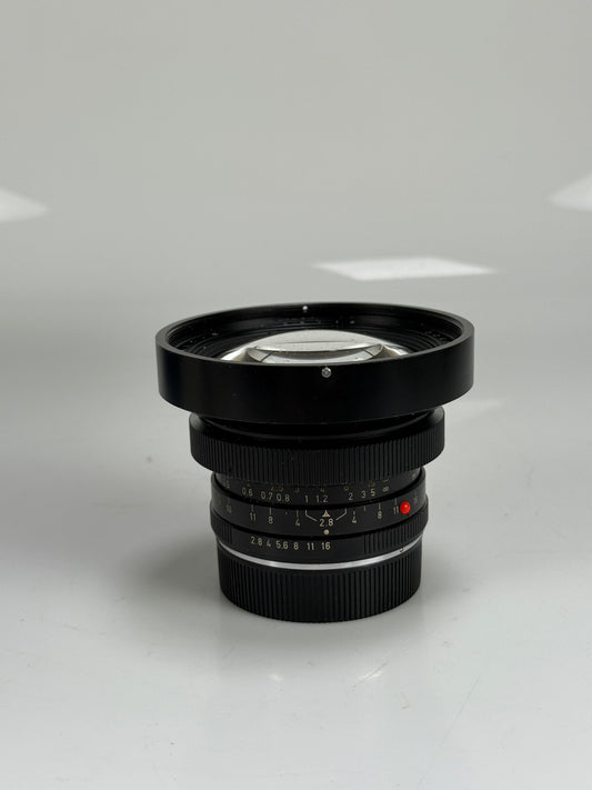 LEICA LEITZ 19MM ELMARIT-R 11225 F2.8 3 CAM 1ST VERSION LENS