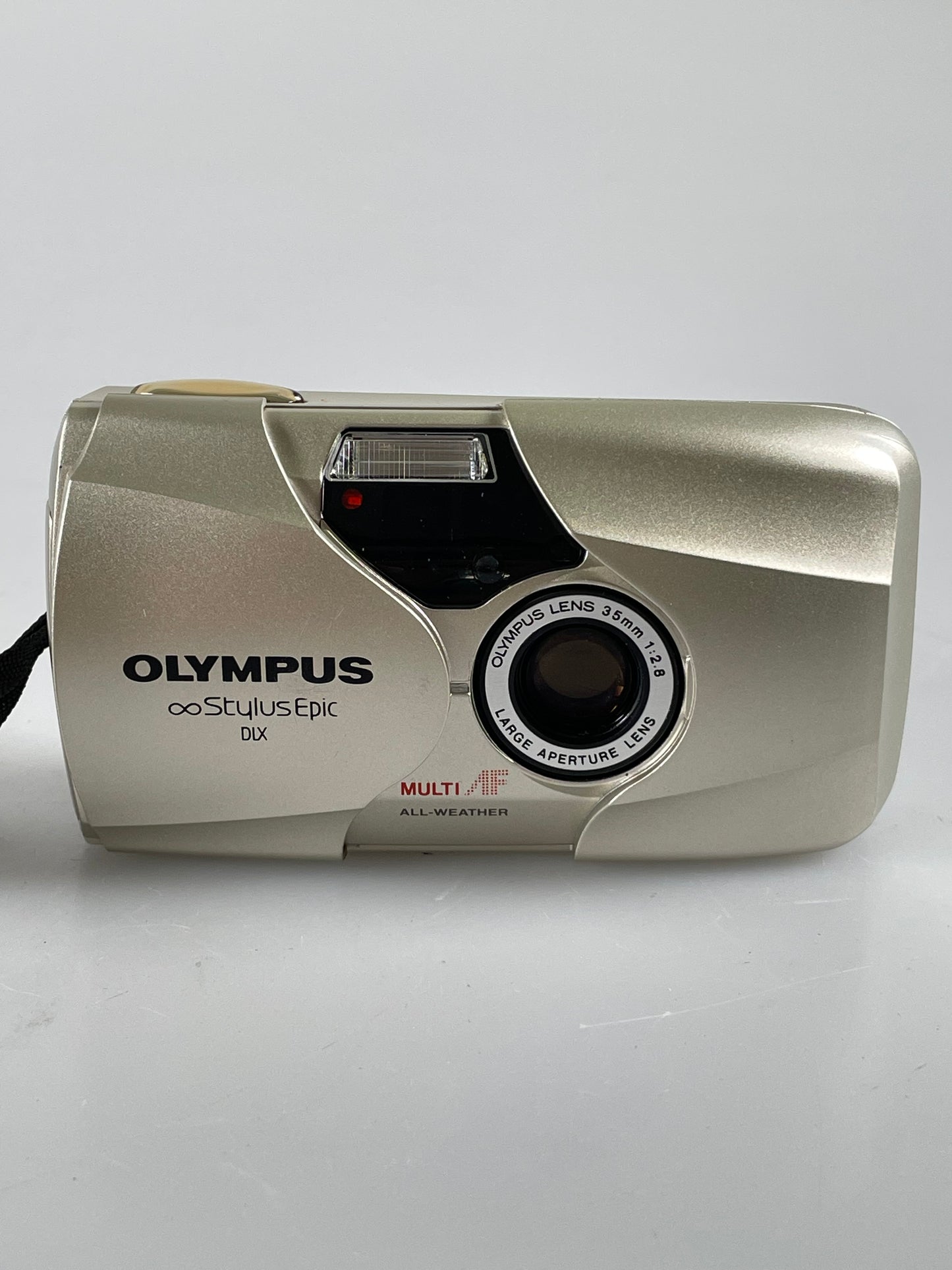 Olympus Stylus Epic DLX MJU II 35mm point and shoot p&s film camera 35mm f2.8 chrome/silver