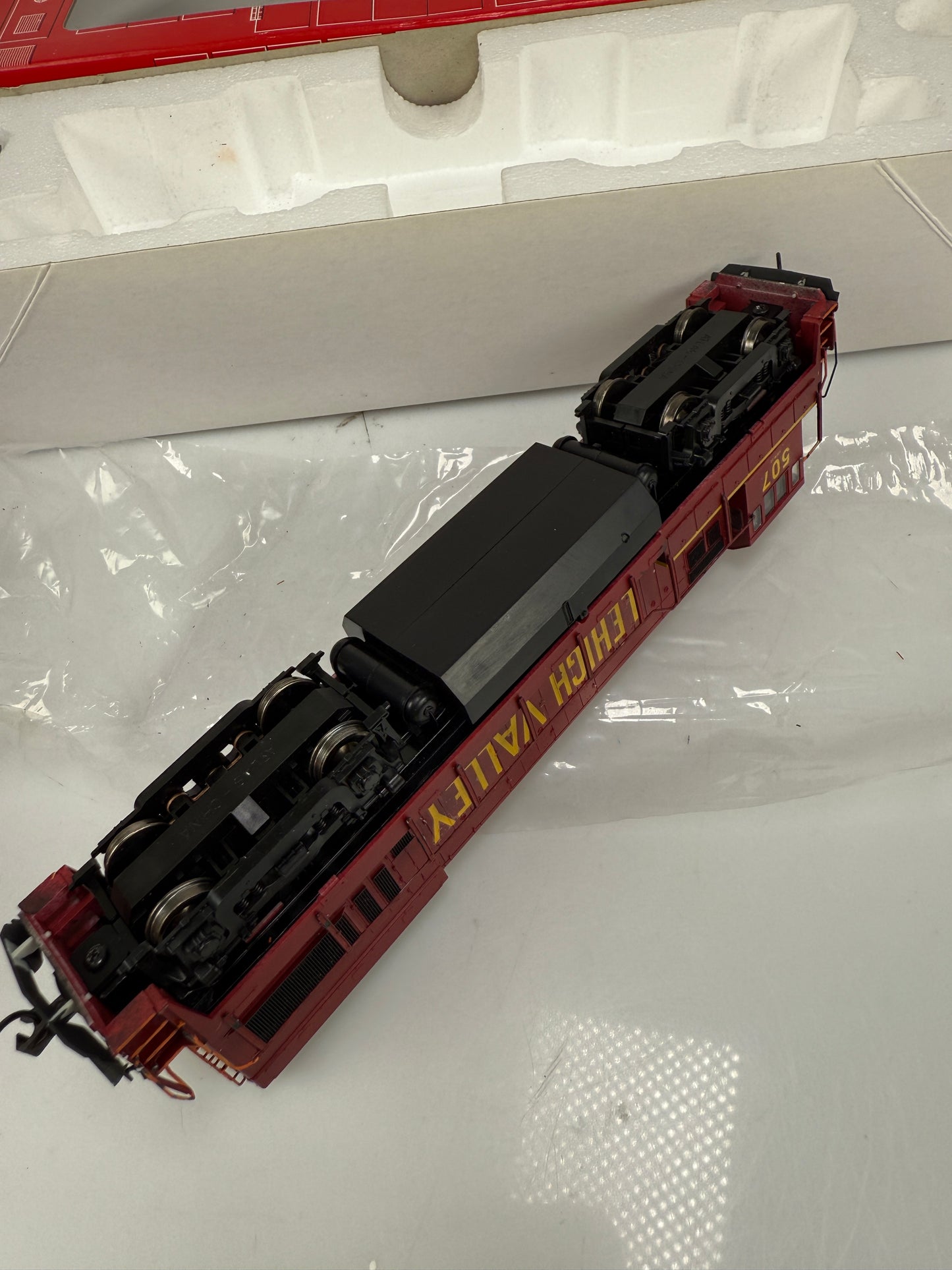 Atlas HO Lehigh Valley 507 U32B Locomotive low noise