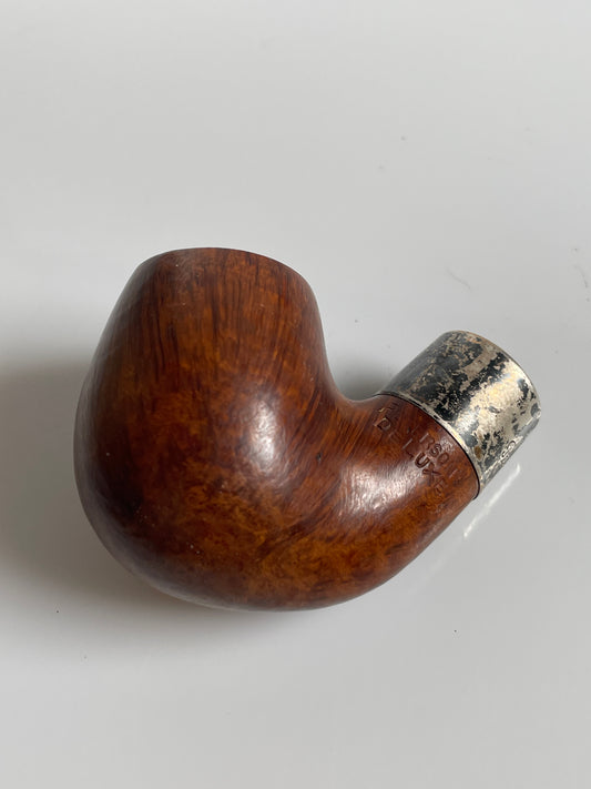 Petersons DELUXE 20S PIPE, STERLING SILVER DUBLIN No Stem