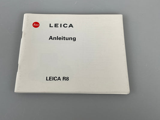 Leica R8 body Instruction Manual Booklet German