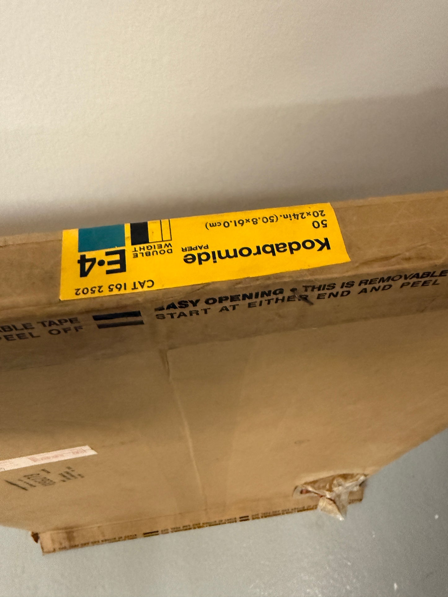 Kodak Kodabromide E 4 Double weight Photo Paper 50 Sheets 20x24 inch