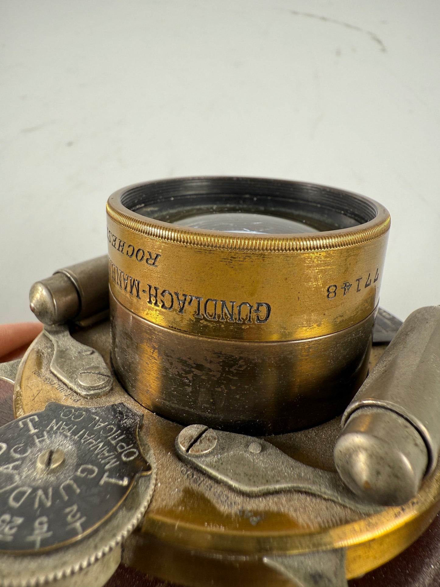 Gundlach Manhattan Rapid Convertible 6 1/2 X 8 1/2 brass lens