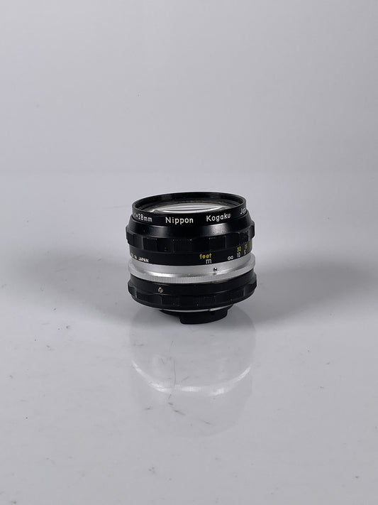 Nikon Nikkor H 2.8cm 28mm f3.5 Non Ai Lens