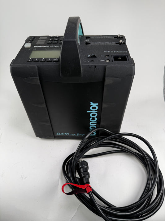 Broncolor Scoro 1600 E WiFi RFS 2nd Lightning Generator power pack