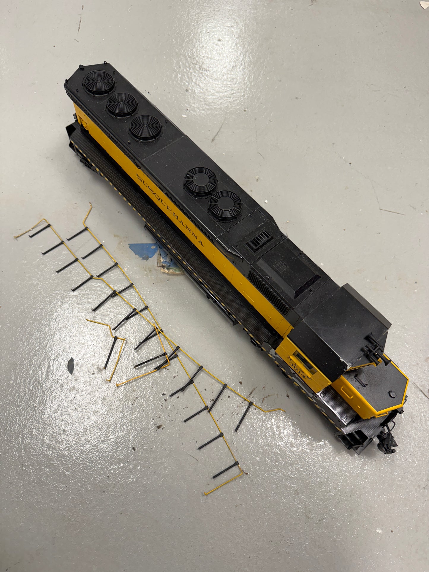 G Scale Susquehanna SD-45 diesel locomotive | #3614 | RARE train