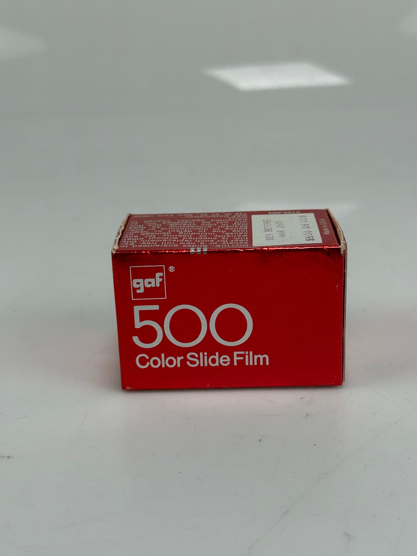 GAF 500 Color slide 35mm daylight Film 135-36