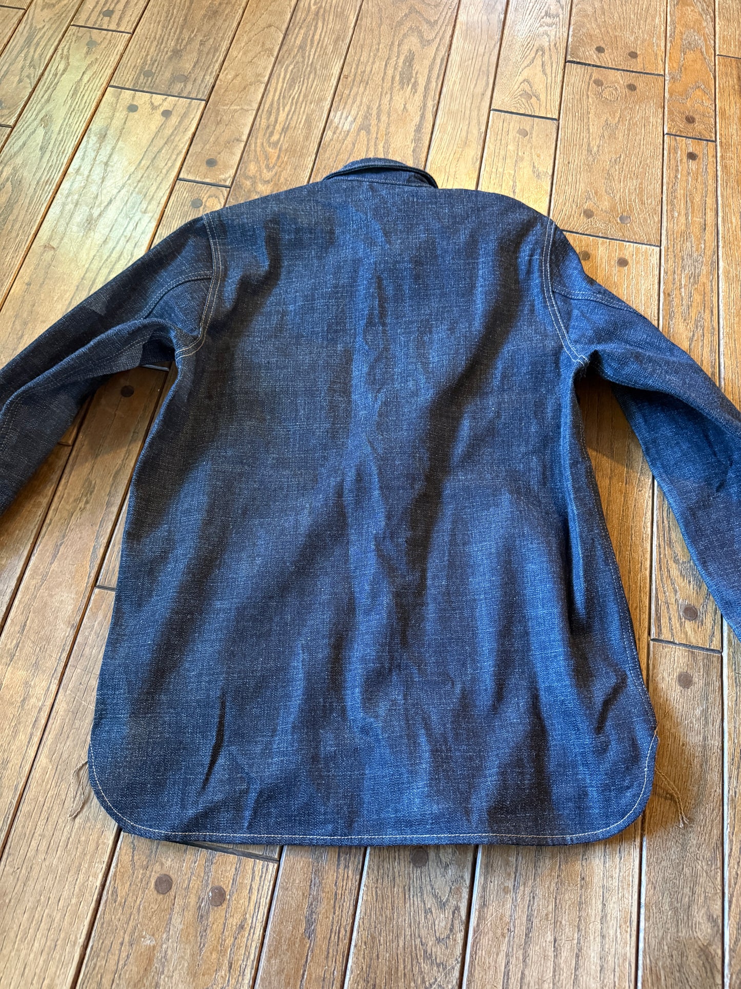 Rogue Territory RGT Japanese Selvedge Denim Service Shirt Jacket $295 – Large