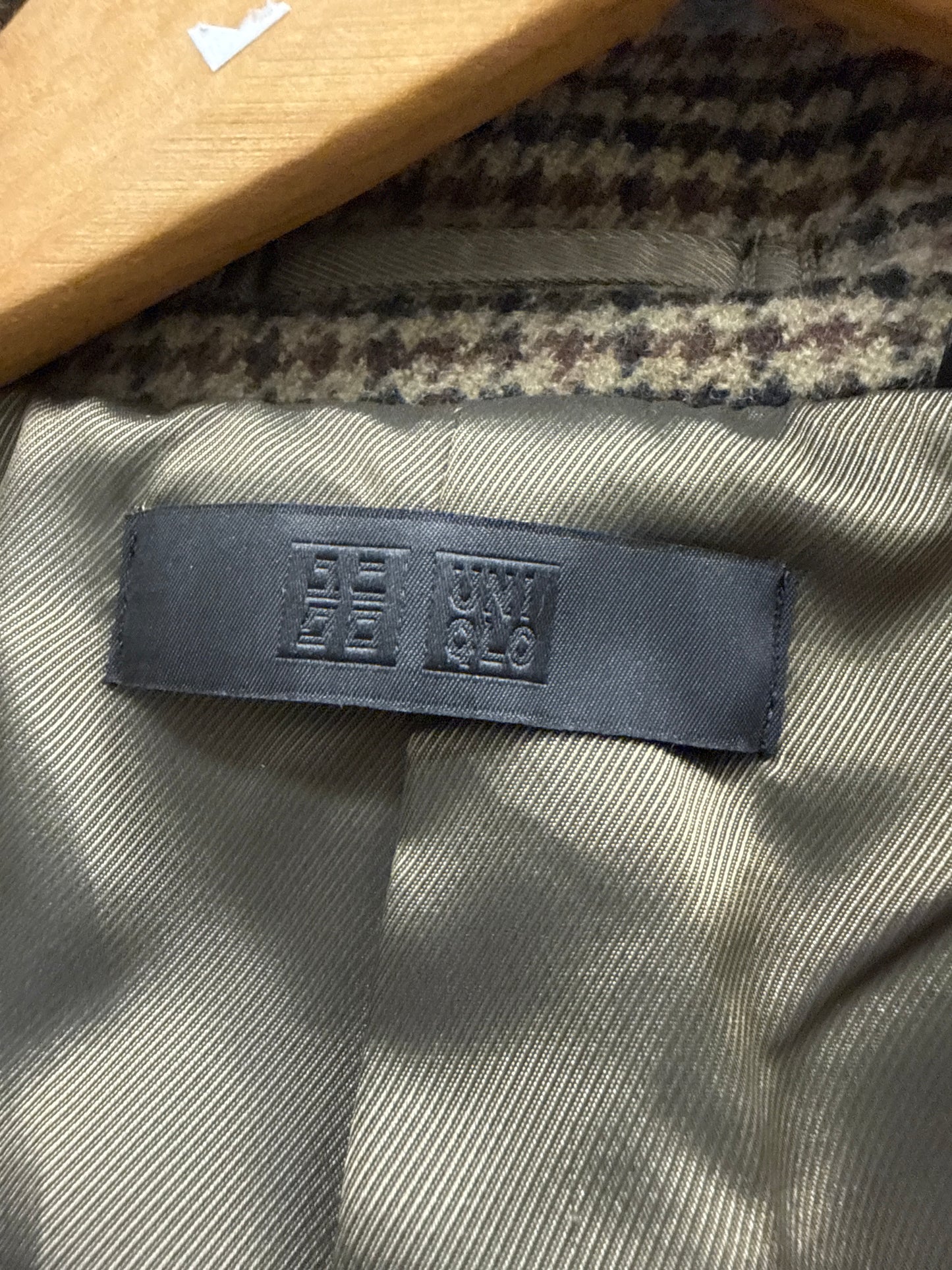UNIQLO overcoat wool Jacket Men’s Medium