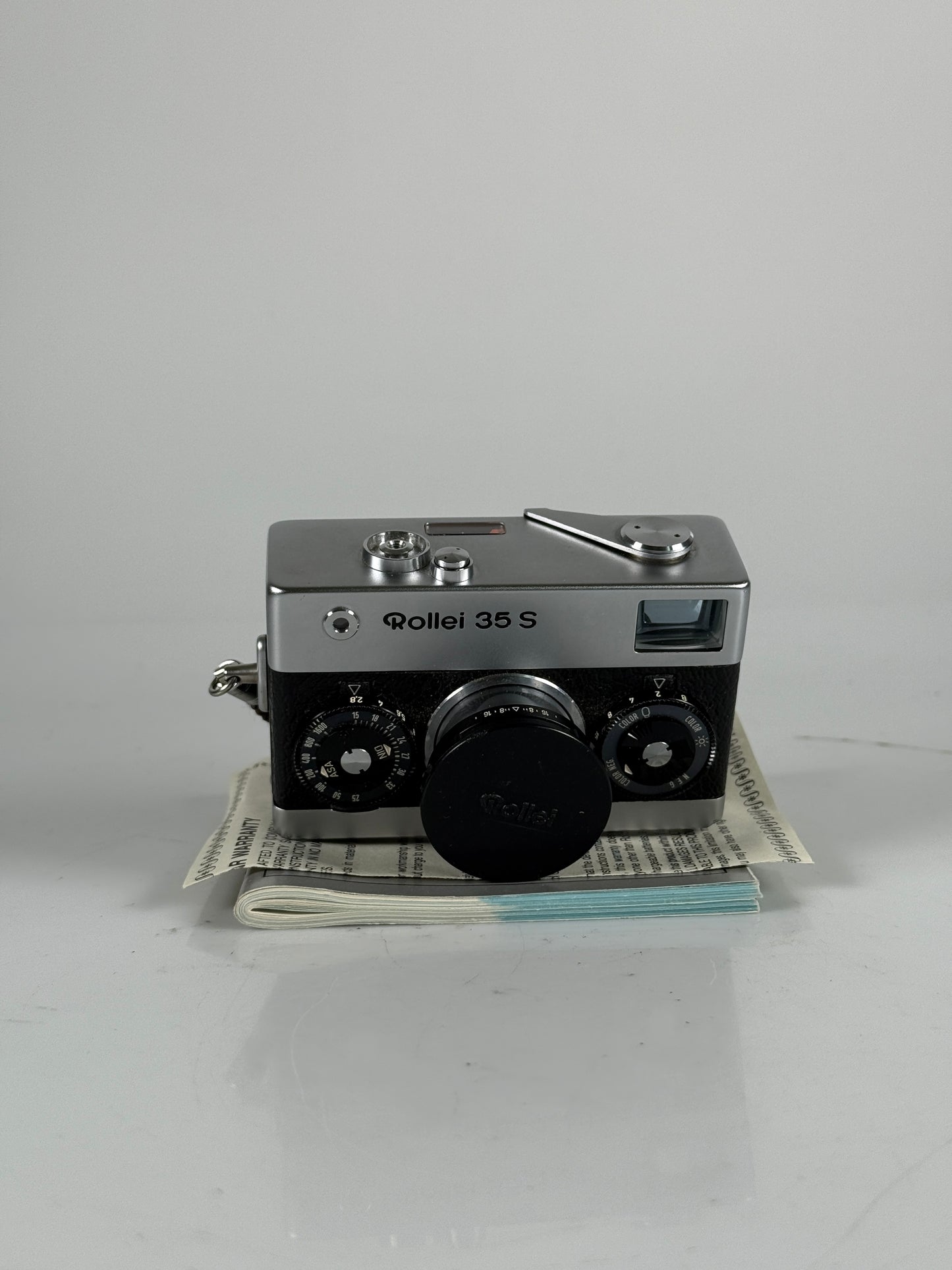 Rollei 35 35S 40mm Sonnar f2.8 HFT Lens chrome silver