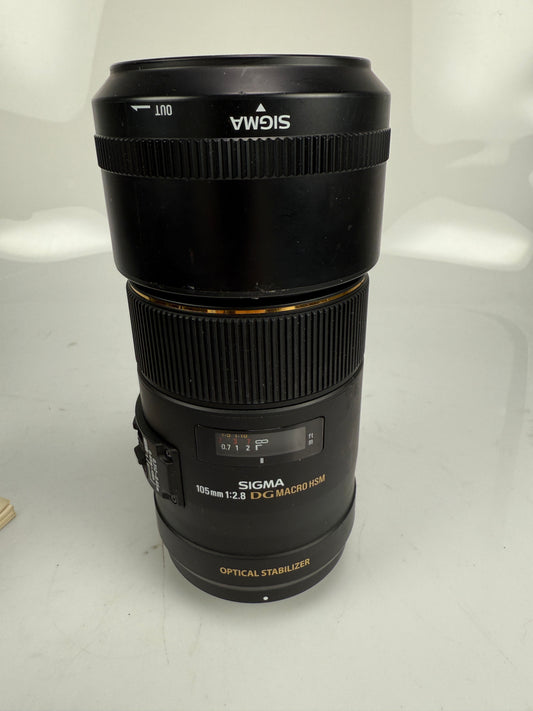 Sigma MACRO 105mm F2.8 EX DG OS HSM for Nikon F