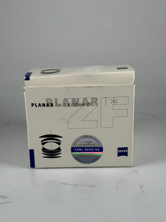 Carl ZEISS PLANAR T * 50mm f1.4 ZF for Nikon Ai-s Manual Focus Lens black
