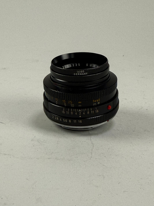 Leica 50mm f2 Summicron-R 2-Cam Lens
