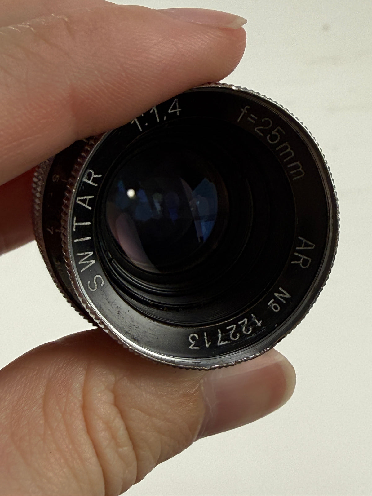 Kern-Paillard SWITAR 25mm f1.4 Lens for Bolex 16mm cinema