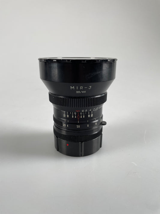 Soviet Mir-3 65mm f3.5 Arsenal lens for Pentacon 6 Kiev 60 Russi