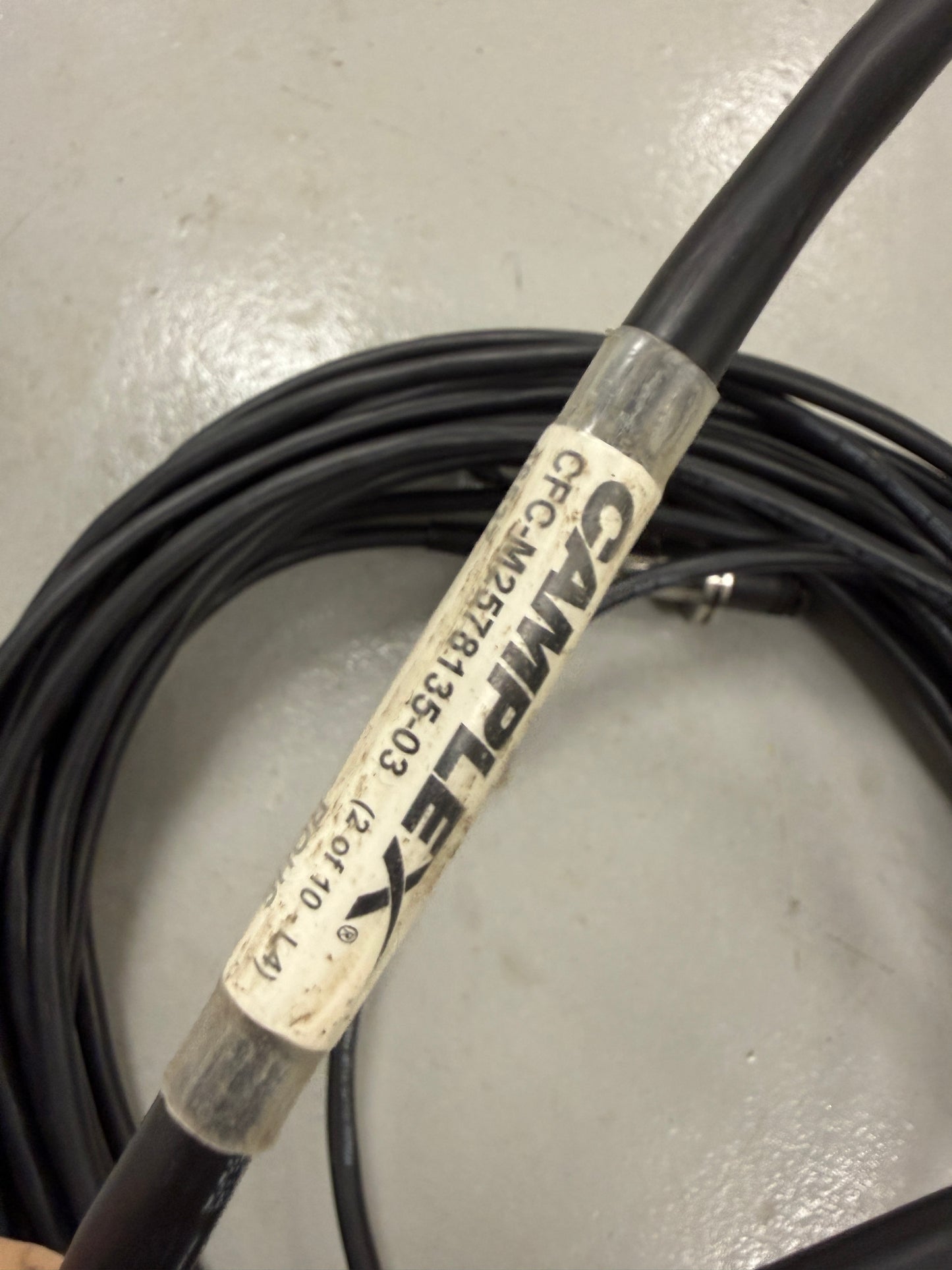Camplex LEMO FGW-PHW Hybrid Fiber Optic Cable CFC-M2578135-03